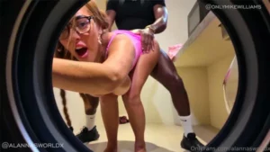 Alannasworldx Gets Fucked While Stuck In The Washer - MyPornerLeak