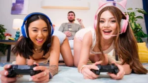 Brazzers – Juniper Ren, Liora Vane – Two Slutty Pussies, One Girthy Cock - MyPornerLeak