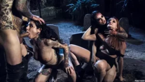 Onlyfans PureTaboo Lacy Lennon & Joanna Angel & Katrina Jade – The Night They Came For Lacy - MyPornerLeak