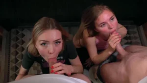 Lis Evans And SpiriteMoon’s Couch Foursome - MyPornerLeak