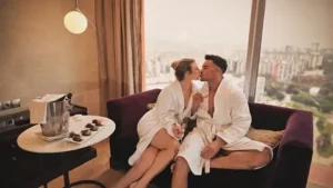 Romantic celebration turns into passionate sex - MyPornerLeak