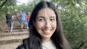 Outdoor Deepthroat Facial on Mountain - MyPornerLeak