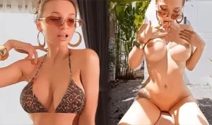 He bent over his Russian girlfriend doggystyle and fucked her pussy by the pool - MyPornerLeak