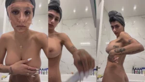 Mia Khalifa Masking Routine Nipslips Video Leaked - MyPornerLeak
