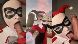 PeachJars Harley Quinn Blowjob Video Leaked - MyPornerLeak