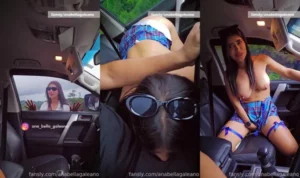 Anabella Blows Her Husband While He Drives - MyPornerLeak Leak