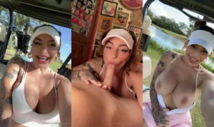 Curvy Kissa Sins Gets Nailed In A Golf Cart - MyPornerLeak Leak