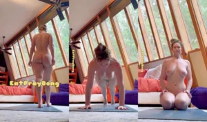 Eat Pray Dong’s Nude Yoga Session - MyPornerLeak Leak