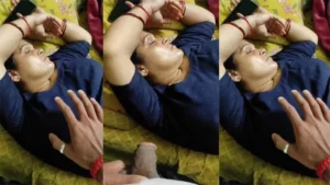 Son groping his mom’s boobs while she is sleeping – Indian porn video - MyPornerLeak