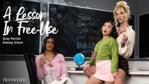 Transfixed – Kimmy Kimm, Gray Perrier – A Lesson In Free-Use - MyPornerLeak