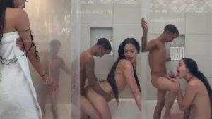 Baby Alien Fucks Ari In The Shower Video Leaked - MyPornerLeak Leak
