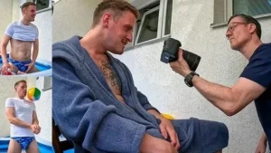 Behind the scenes with Kell on the balcony – Gay Porn Video - MyPornerLeak