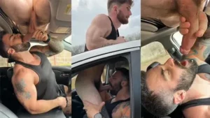 BrandtsBoys – Jordan Sucks Troy Big Cock Through His Sunroof – Gay Porn Video - MyPornerLeak