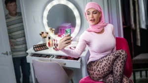 HijabMylfs – Krystal Sparks – Anniversary Surprise Not-So-Shy Hijab Wife Spitroasted! - MyPornerLeak Leak