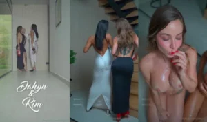 Kim Tylor And Dahyana Gaitan Strip Out Of Their Classy Dresses - MyPornerLeak