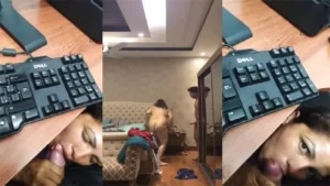 Mature Horny Women BJ Fucking a Office Lucky Guy – Indian porn video - MyPornerLeak