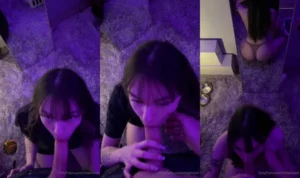 Miamiaof Pleasures Her Man With A Blowjob - MyPornerLeak Leak