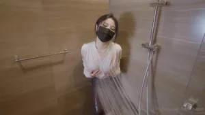 Nana_Taipei Gets Soaking Wet In A Shower Tease - MyPornerLeak
