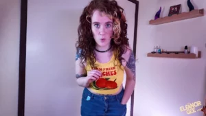 TheEleanorGee – StepSister Makes You Eat Your Cum - MyPornerLeak